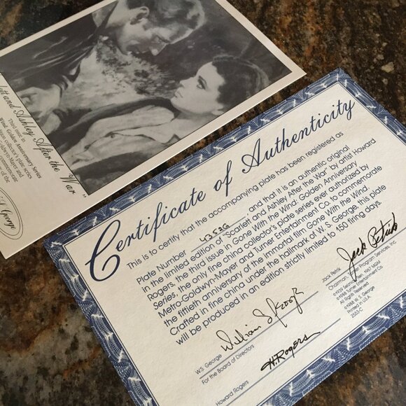 2/40 Gone With the Wind Golden Anniversary 'Scarlett and Ashley' Howard Rogers - Picture 10 of 11